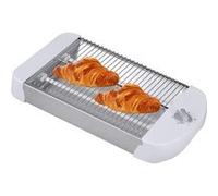 Bastilipo - Grille-pain plat, 600 W, 2 éléments chauffants, minuterie mécanique, blanc, TPB-600