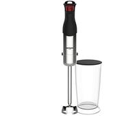 Bastilipo Turbo-Mix800 Mixeur à main avec verre doseur, 800 W, acier inoxydable, noir et gris