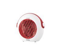 Bastilipo Termoventilador Vertical Blanco/Rojo, helice de 7 aspas, 1000/2000W, termostato, seguridad Anti-vuelco - Modelo: TVC-2000R