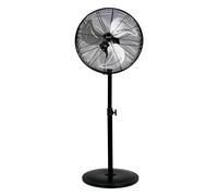 Bastilipo - Ventilateur de sol industriel 45 cm, 3 vitesses, tête oscillante, 90 W, noir, modèle Tarifa