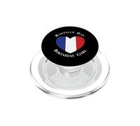 Bastille Day Anniversaire Fille 14 Juillet Drapeau Français Cœur PopSockets PopGrip pour MagSafe