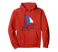 Bastille Day Paris Souvenir Tour Eiffel Drapeau France France Sweat à Capuche