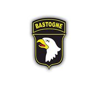 Bastogne stickers airborne luftlande devision crest badge logo sticker 7 x 5 cm #a686