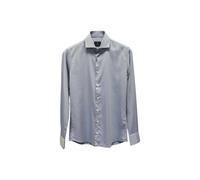 Bastoncino - B4515 Structured Weave Shirt - Homme - Chemises - Bleu - Taille: L