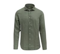 Bastoncino - Chemise en lin - Homme - Chemises - Vert - Taille: XL