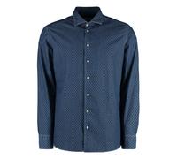 Bastoncino - Printed Cotton Shirt - Homme - Chemises - Bleu - Taille: S