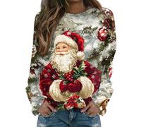 Bastwahl 2025 Sweat Femme Beau Pull'de Moche Longue Jumper Rigolo Renne Pull Sweater Sweat Sweater Femme Chic Women Hiver Top S-XXL