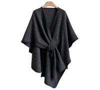 Bastwahl Chale Cachemire Hiver Triangle Chaud Laine Mélangée Triangulaire Grosse Echarpe Chale Très Jolie Doux Élégant avec Boutons Douce en Cachemire Tunique Vetement pour Un Usage Quotidien