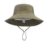 Bastwahl Chapeau Été Fille Soleil Été Plage Unisexe Soleil Pêcheur Coton Chapeau Chapeaux Fleuri Anti UV Seau avec Rabat Vacances Visière Casual Bonnet Sun Hat pour Tout-Petits