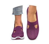 Bastwahl Chaussure Femme Confortable - Chaussure De Marche Ete sans Lacet Orthopédiques Confortable Légère Sneakers À Enfiler Mesh Respirant Chaussures De Tennis Walking Nursing À Coussin Baskets5