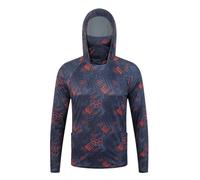 Bastwahl Chemise Randonnée Homme - UPF 50+ Anti-UV à Manches Longues avec Masque Full Zip Veste Pull à Séchage Rapide D'extérieur Active Quick Dry Stretch Chemise la pêche en Plein air Randonnée