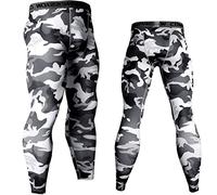 Bastwahl Collant Homme Compression de Sport Long Léger Running Pantalon Legging Gymnastique Confortable à séchage Collant Anti-Frottements avec Poches Cuissard Tight Exercise Bodybuilding Sport