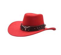 Bastwahl Cowboy Hat Femme Homme - Django pour adulte, chapeau western pour costumes de carnaval, carnaval et fête à thème