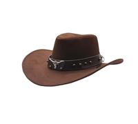 Bastwahl Cowboy Hat Femme Homme - Django pour adulte, chapeau western pour costumes de carnaval, carnaval et fête à thème