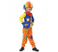 Bastwahl Deguisement Clown Enfant Adulte Set - Costume Clown, Casper, Farceur, Cirque, Costumes de Carnaval Drole Deguisement Femme Homme gGrande Taille