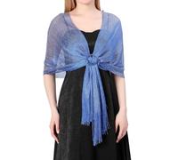 Bastwahl Echarpes Scintillants Femme élégante Châle Enveloppant écharpes avec des Franges pour Les Mariages Parties Demoiselles d'honneur Prom Fin de l'année