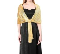 Bastwahl Echarpes Scintillants Femme élégante Châle Enveloppant écharpes avec des Franges pour Les Mariages Parties Demoiselles d'honneur Prom Fin de l'année