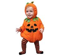 Bastwahl Ensemble Halloween pour Bébé Garçon Fille Déguisement Halloween 0-24 Mois Combinaison à Manches Longues Chapeau et Chaussures