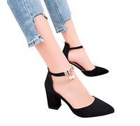 Bastwahl Escarpins Femme à Petit Talon Élégant et Tendance avec Semelle Extérieure Antidérapante Escarpin Chaussures pour Travail Mariage