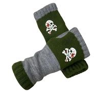 Bastwahl Gants tricotés sans Doigts, Manchons Courts pour Femme, Automne et Hiver, Chauds sans Doigts, Extensibles