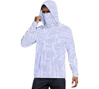 Bastwahl Maillot Anti UV Homme - UPF 50+ Anti-UV Protection Solaire Full Zip à Manches Longues Hoodie Pull Respirantes D'extérieur Active Quick Dry Léger Jacket Voyage et Sport Surf
