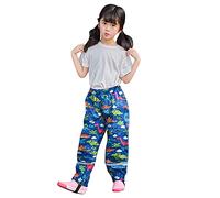 Bastwahl Pantalon Pluie Moto Garçon - Pantalon de Pluie Enfants Imperméable et Coupe-Vent Unisexe Salopette Léger Non Doublé Rain Pants Boue Respirant pour Garçons et Fille