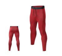 Bastwahl Pantalon Thermique Homme Compression de Sport Long Cool Dry Extensible Pantalon Legging Fitness à séchage Thermique avec Poches Rapide Musculation Tight Cuissard pour Gym Jogging Cyclisme