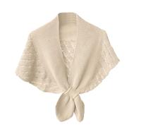 Bastwahl Ponchos et Capes Femme Tricoté Hiver Triangle Triangulaire Laine Mélangée Cape Poncho Très Jolie Élégant Doux avec Boutons Mariage Confortable Foulards Tunique pour Un Usage Quotidien