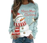 Bastwahl Pull Lumineux Noel Pul Rouge Lumineux Cerf Pull Renne Sweat Polaire Femme Original Couple Vêtements Women Sequins Sweat Haut De Noel Femme Drole Taille Chaud Sweater