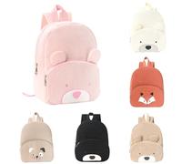 Bastwahl Sac a Dos Enfant, Broderie Petit Sac à Dos Bebe, Prenom Brodé Cartable Sac a Dos Enfant Maternelle Fille & Garcon, Velours Côtelé Ours Sac à Dos Ecole Crèche