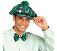 Bastwahl Saint Patrick Day - Saint-Patrick Chapeau Verte avec Nœud Papillon de Trèfle Décoration pour la fête de la St Patrick
