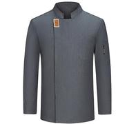 Bastwahl Tenue de Cuisine Homme - Unisexe Professionnel Veste de Cuisinier Blouse de Chef Manches Longues/à Manches Courtes Travail avec Poche Stretch Vêtement Chemise Hôtel Barmen