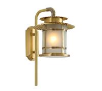 BASXDRFXZ Applique murale Lampe murale classique en forme de lanterne, éclairage chevet chambre à coucher, luminaires luxe cuivre, lampe décorative Veilleuse Applique murale