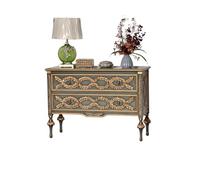 BASXDRFXZ Armoire à Vaisselle Meuble d'entrée rétro en Bois Massif, Table de Rangement latérale for Couloir Rural Ancien, cloison Salon, décoration Jiaj