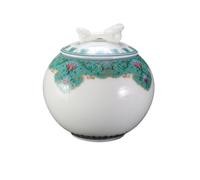 BASXDRFXZ Boîte À Thé Hermétique Pot à thé en porcelaine blanche Jade Suet-fat, récipient de stockage vrac céramique, pot des aliments cuisine domicile, scellé(D)