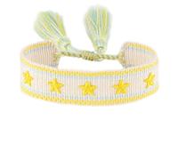 BASXDRFXZ Bracelet Tressé Bracelet brodé tressé Love cinq étoiles, for hommes et femmes, Couples avec la même corde à main(41)