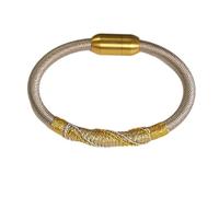 BASXDRFXZ Bracelet Tressé Bracelet Tibétain Corde À Main, Or, Bois, Eau, Feu Et Terre, Rouge De Style Ethnique for Hommes Femmes(Five elements of gold,16CM)
