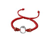 BASXDRFXZ Bracelet Tressé Bracelets de Couple tricotés à la main, bénédiction Style chinois, cadeaux Festival recrutement(B)