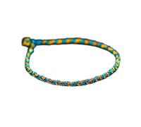 BASXDRFXZ Bracelet Tressé Corde colorée tissée à la main, fil doré, corde tressée quatre brins, bracelet fin simple(Peacock blue)