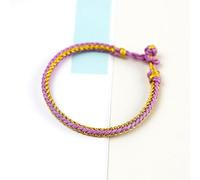 BASXDRFXZ Bracelet Tressé Ornements tissés à la main, bouddha quatre côtés, corde tressée huit brins, bracelet en de bénédiction(D)