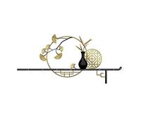 BASXDRFXZ Patères Murales Nouveau style chinois cintre porte d'entrée porte-manteau porche stockage créatif supports muraux