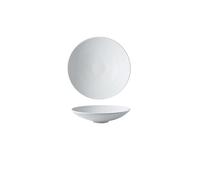 BASXDRFXZ Style Campagnard Assiette creuse ronde en céramique for apéritifs, pâtes, salade maison, grand bol à soupe, vaisselle de restaurant, cuisine occidentale(A,7.5 in)