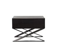 BASXDRFXZ Table de Chevet avec Rangement Table de Chevet Minimaliste créatif Chambre à Coucher Moderne Armoire Smoky Foot Pied High Creative Square Side