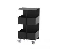 BASXDRFXZ Tables Basses Support De Rangement for Salon, Table D'appoint for Canapé, en Fer Simple, Chariot À Trois Niveaux