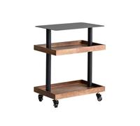 BASXDRFXZ Tables Basses Support De Rangement Rétro, Table D'appoint Mobile for Salon, Balcon, Chariot À Fleurs, for Chambre Coucher