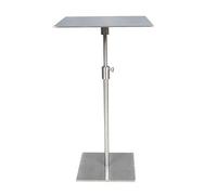 BASXDRFXZ Tables Basses Table d'appoint élévatrice en Acier Inoxydable, Petite Ronde, à thé, canapé, Mobile, café Simple(Metallic,Square)