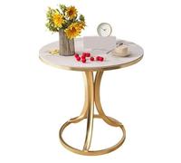 BASXDRFXZ Tables Basses Table d'appoint, Meuble for canapé, Table Basse de Salon en Pierre, Chevet d'angle Luxe, Petite Ronde, créative for Chambre à Coucher