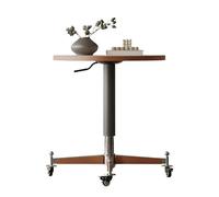 BASXDRFXZ Tables Basses Table d'appoint relevable Rock Plate avec roulettes, légère, Luxueuse et créative, for Salon, Petite Table Basse Mobile(60 * 56~81cm)