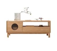 BASXDRFXZ Tables D'appoint Table Basse en Bois Massif, à thé Chinoise, Style Nordique, for Petit Appartement, Moderne