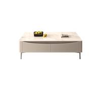 BASXDRFXZ Tables D'appoint Table Basse Minimaliste en Bois Massif, Pied Haut, Style Rock, for Petit Appartement, Table Centrale de Salon